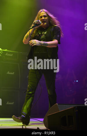 Ny - 11 novembre : Sebastian Bach lors du spectacle Rock Fest 1980 au Miramar amphithéâtre du parc régional le 11 novembre 2018 à Miramar, en Floride. Credit : mpi04/MediaPunch Banque D'Images