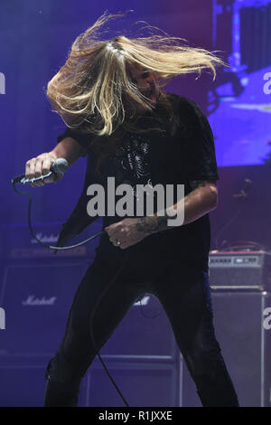 Ny - 11 novembre : Sebastian Bach lors du spectacle Rock Fest 1980 au Miramar amphithéâtre du parc régional le 11 novembre 2018 à Miramar, en Floride. Credit : mpi04/MediaPunch Banque D'Images