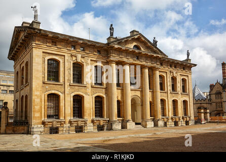 Le Clarendon Building est le 18e siècle bâtiment néoclassique de l'Université d'Oxford . Oxford. L'Angleterre Banque D'Images