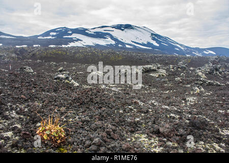 Voir le volcan Hekla en Islande active Banque D'Images