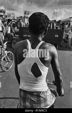 49/17 Rickshaw puller, Dhaka 198 Banque D'Images