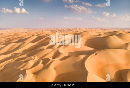 Vue aérienne de Liwa Desert à Abu Dhabi Banque D'Images