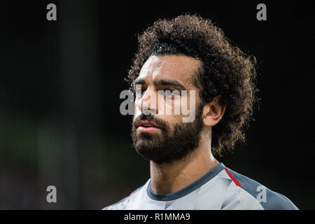 Londres, ANGLETERRE - 20 août : (11) Mohamed Salah de Liverpool F.C. au cours de la Premier League match entre Liverpool FC et Crystal Palace à Selhurst Park le 20 août 2018 à Londres, Royaume-Uni. Mo Media Banque D'Images