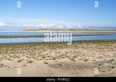 Dans le Slufter les dunes de Texel Parc National dans les Pays-Bas Banque D'Images