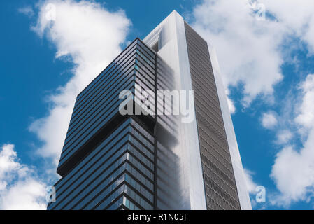 Madrid, Espagne - 15 juillet 2018 Détails : Cuatro Torres de gratte-ciel à Madrid, Espagne. Banque D'Images