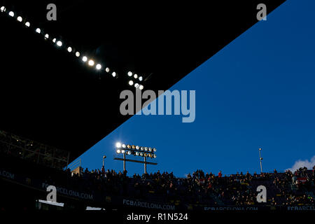 Barcelone, Espagne - 28 OCTOBRE : vue sur les stands pendant la match de la Liga entre le FC Barcelone et le Real Madrid au Camp Nou le 28 octobre 2018 à Barcelone, Espagne. David Aliaga/MO Media Banque D'Images