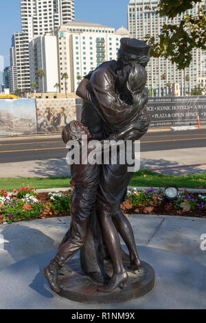Sur le front de mer, la baie de San Diego, San Diego, California, United States. Banque D'Images