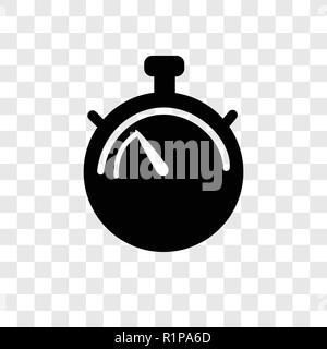 Icône vecteur vitesse isolé sur fond transparent, la vélocité de la transparence concept logo Illustration de Vecteur