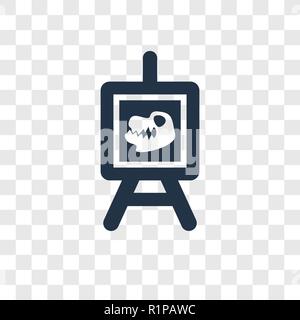 Affiche l'icône vecteur isolé sur fond transparent, la transparence de l'affiche concept logo Illustration de Vecteur