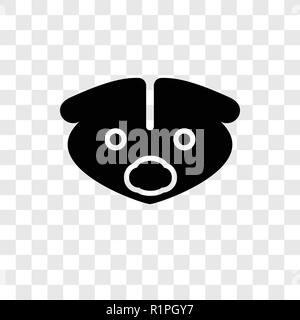 Icône vecteur Skunk isolé sur fond transparent, Skunk transparence concept logo Illustration de Vecteur