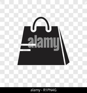 Panier icône vecteur isolé sur fond transparent, panier transparence concept logo Illustration de Vecteur