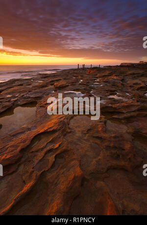 South Coogee, Sydney Sunrise Banque D'Images