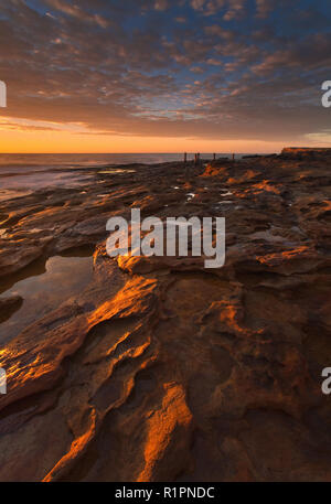 South Coogee, Sydney Sunrise Banque D'Images