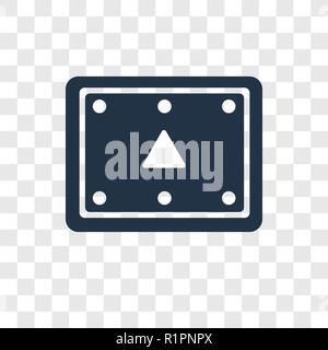 Icône vecteur billard isolé sur fond transparent, la transparence Billard concept logo Illustration de Vecteur