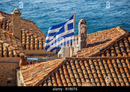 Vues Monemvasia Banque D'Images