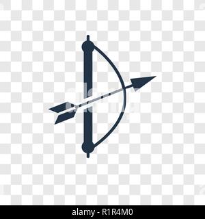 Tir à l'icône vecteur isolé sur fond transparent, tir à l'transparence concept logo Illustration de Vecteur