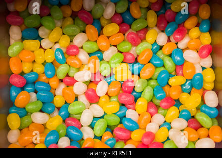 Close-up de bonbons colorés Banque D'Images