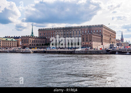 Le Palais Royal de Stockholm. Banque D'Images