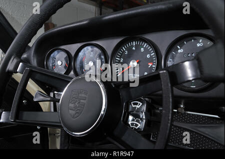 1968 Porsche 911 Allemand classique à moteur arrière refroidi par air, voiture de sport Banque D'Images