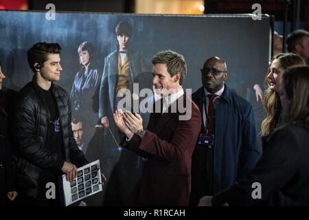 Londres, Royaume-Uni. 13Th Nov, 2018. Taylor Lautner photo montre en arrivant à la première de film:Animaux Fantastiques les crimes de Grindelwald. Crédit : Jeff Gilbert/Alamy Live News Banque D'Images