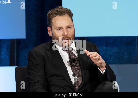 Washington, DC, USA. 13Th Nov, 2018. SEAN PARKER, entrepreneur et philanthrope, à la Fondation Jack Kemp Kemp 2018 Leadership Award Dîner au champ d'Audi à Washington, DC Le 13 novembre 2018. Crédit : Michael Brochstein/ZUMA/Alamy Fil Live News Banque D'Images