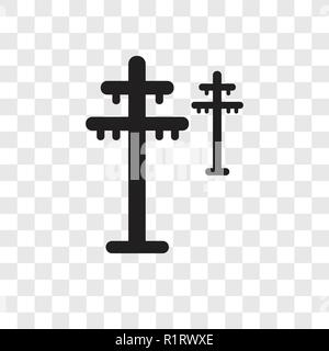 Electric icône vecteur isolé sur fond transparent, Electric concept logo transparence Illustration de Vecteur