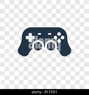 Gamepad toy vector icon isolé sur fond transparent, Gamepad toy transparence concept logo Illustration de Vecteur