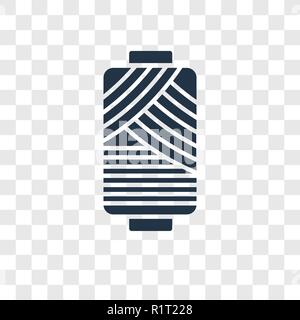 Lampe cylindrique icône vecteur isolé sur fond transparent, lampe cylindrique concept logo transparence Illustration de Vecteur