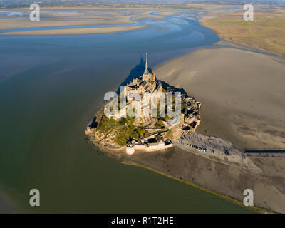 Le Mont Saint Michel, Manche, Normandie, France Banque D'Images