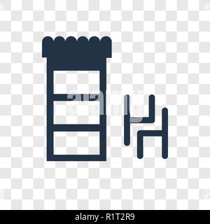 Icône vecteur meubles isolé sur fond transparent, les meubles concept logo transparence Illustration de Vecteur