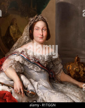 La Reine Isabelle II d'Espagne (1830-1904) par Vicente López Portaña Banque D'Images