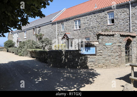 Manor Village Holiday Cottages sur l'île de Herm, Channel Islands, Royaume-Uni Banque D'Images