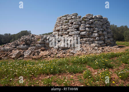 Le site AgeTalaiotic Bronge Capocorb Vell, à Palma, Majorque, Îles Baléares, Espagne. Banque D'Images