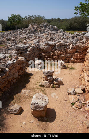 Le site AgeTalaiotic Bronge Capocorb Vell, à Palma, Majorque, Îles Baléares, Espagne. Banque D'Images