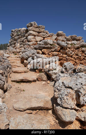 Le site AgeTalaiotic Bronge Capocorb Vell, à Palma, Majorque, Îles Baléares, Espagne. Banque D'Images