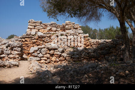 Le site AgeTalaiotic Bronge Capocorb Vell, à Palma, Majorque, Îles Baléares, Espagne. Banque D'Images