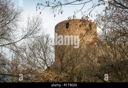 Firmian - Château Sigmundskron, un des plus anciens châteaux du Tyrol du Sud, près de la ville de Bolzano, le Tyrol du Sud , le nord de l'Italie Banque D'Images