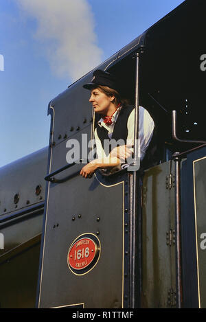 Le milieu Hants Railway 'ligne' de cresson, Hampshire, England, UK. Circa 1980 Banque D'Images