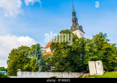 Musée Niguliste, Église Saint Nicolas. Tallinn, Tartu, Estonie, de comté des États baltes, l'Europe. Banque D'Images