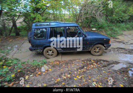 Land Rover Discovery série 1 hors terrain britannique Banque D'Images