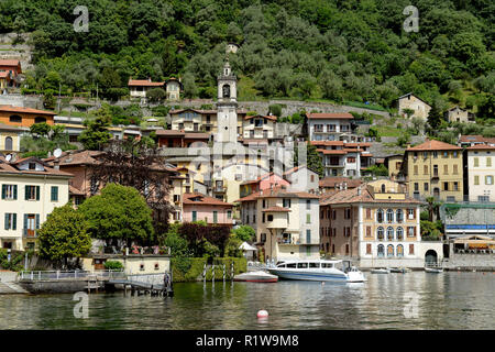 Sala Comacina Lac de Côme Italie Banque D'Images