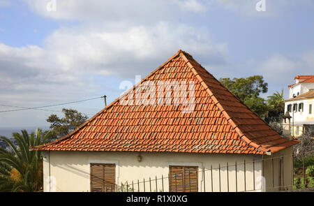 Toit dans Lvramento. Funchal. L'île de Madère. Portugal Banque D'Images