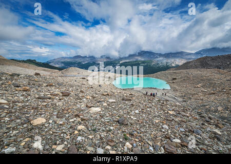 Wildcat Creek Valley (Colombie-Britannique, Canada, Rovky) Banque D'Images