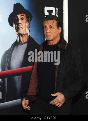 New York, USA. 14Th Nov 2018. Sylvester Stallone assiste à la première mondiale de 'Creed II' à l'AMC Loews Lincoln Square le 14 novembre 2018 à New York. John Palmer crédit/ MediaPunch MediaPunch Crédit : Inc/Alamy Live News Banque D'Images