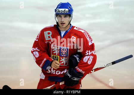 Liberec, République tchèque. Apr 16, 2009. Euro Hockey Tour, la Suède contre la République tchèque, 1:2, Liberec, CZE. La République tchèque Rostislav Olesz pendant leur tournée Euro Hockey match de hockey sur glace à Evry le 16 avril 2009./FESP/Slavek Ruta Crédit : Slavek Ruta/ZUMA/Alamy Fil Live News Banque D'Images