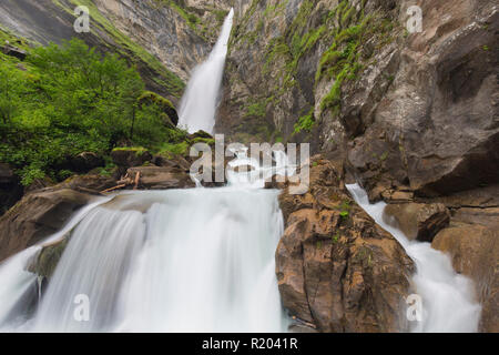 Chute d'Goessnitz au Parc National Hohe Tauern, Carinthie, Autriche Banque D'Images