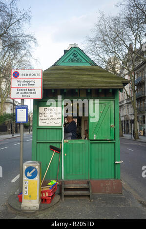 Londres Cabmen's taxi refuge, Kensington, Londres Banque D'Images