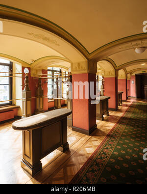 Intérieur de l'Opéra National de Lettonie, Riga, Lettonie, Pays Baltes, Europe Banque D'Images