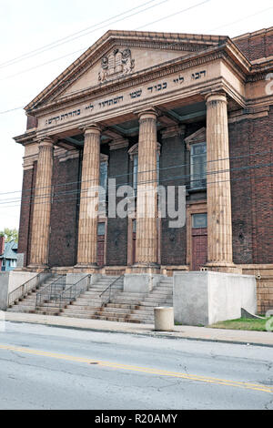 Cory United Methodist Church sur East 105ème Street à Cleveland, Ohio, États-Unis a une riche histoire pour la communauté noire. Banque D'Images