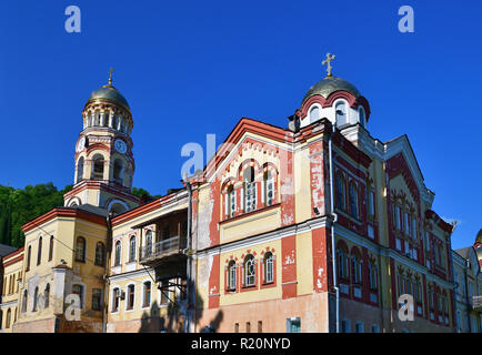 Monastère orthodoxe à New Athos en Abkhazie Banque D'Images